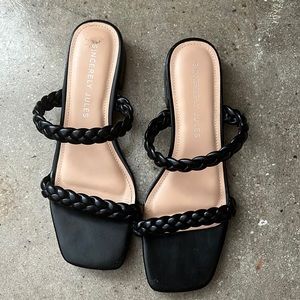 Black sandals